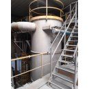 B15070 Staubfilter Schlauchfilter 10  x 2,2 m 55 kW gebraucht