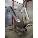 Stollenförderband Edelstahl ca. 3 m gebraucht B16144