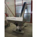 Stollenförderband Edelstahl ca. 3 m gebraucht B16144