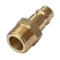 Compressed air coupling external thread with plug nipple in various sizes. Sizes