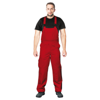 Work dungarees red (bister)