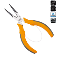 45° angled precision pliers with nylon spring 140mm...