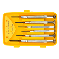 6-piece screwdriver for precision mechanics