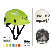 Professional climbing helmet