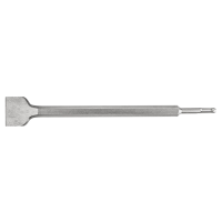 Chisel for hammer drill, flat; sds Plus/Max; various sizes. Sizes
