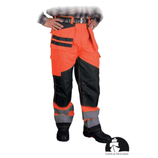 Pantalon de signalisation orange Leber & Hollman en différentes couleurs. Tailles