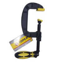 One-hand clamp in various sizes. Sizes