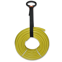 Hose holder with carrying handle