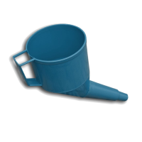 Funnel with sieve