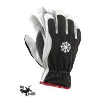 Winter work gloves made of goatskin size 10