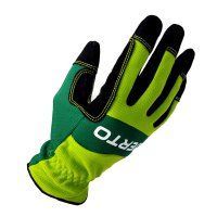 Professional work gloves green size 8-10