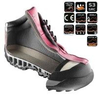 Ladies work shoes s3 src leather metal-free