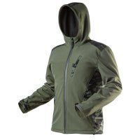 Profi Softshell Jacke camouflage NEO