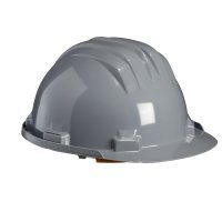 Construction helmet color: gray