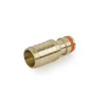 Quick coupling for 3/4 "brass hose