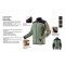 NEO Polar-Fleecejacke verstärkt 300g/m², camouflage