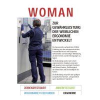 Cofra Damen Arbeitshose, YKK® Reißverschluss, waschresistent