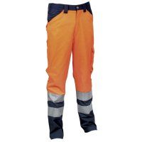 Cofra high visibility trousers with reflective stripes