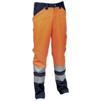 Cofra high visibility trousers with reflective stripes