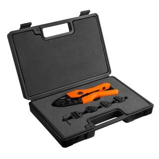 elektriker 5 Backen orange Koffer schwarz 220mm
