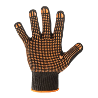 handschuhe mit noppen von neo tools orange schwarz gr. 8,9 oder 10 zweite ansicht
