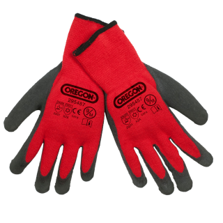 arbeitshandschuhe von oregon mit latexbeschichtung -50 °c kälteschutz in rot schwarz
