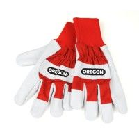 oregon handschuhe aus leder in rot weiß elastische...