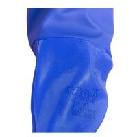Gummihandschuhe mit Ärmel blau 65cm