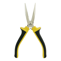 Flat nose pliers 160mm, with spring mechanism