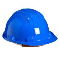 Construction helmet color: blue