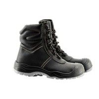 Winter work shoes s3 metal free smooth leather