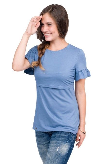 STILLTOP VOLANT JEANSBLAU XS
