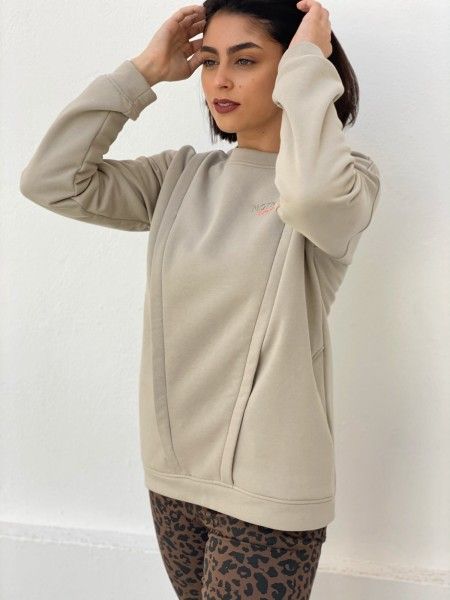 STILLPULLOVER ISSY BEIGE Mother Love XS