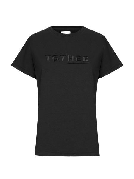 TGTHER T-SHIRT SCHWARZ LADY XS