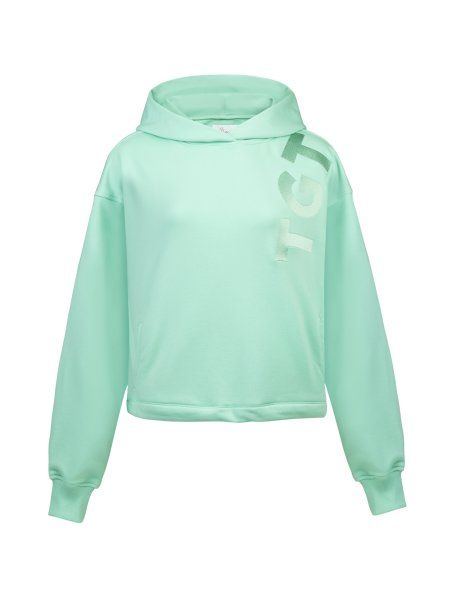 TGTHER CROPPED HOODIE PEPPERMINT
