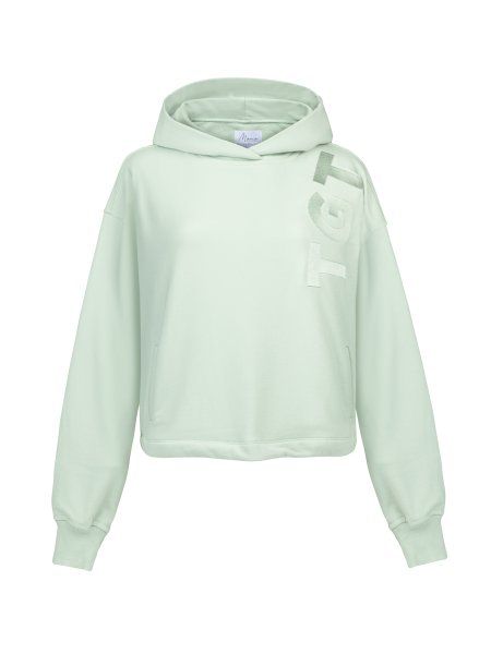 TGTHER CROPPED HOODIE DUSTY MINT XS