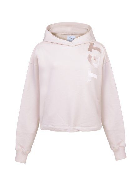 TGTHER CROPPED HOODIE POWDER S
