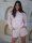 TGTHER CROPPED HOODIE POWDER XL