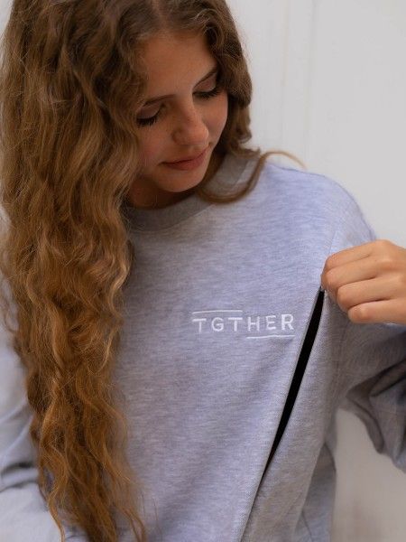 STILLPULLOVER TGTHER COSY GRAU XXL