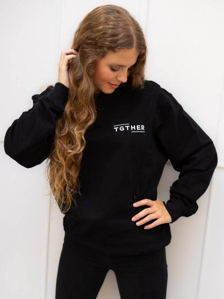 STILLPULLOVER TGTHER COSY SCHWARZ XXL