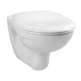 Standard Wand-Tiefspül-WC weiß, mit Hygiene-Glasur