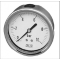 Rohrfeder-Manometer d=63 mm, 1/4", 0-10 bar, axial