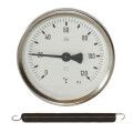 Bimetall-Anlegethermometer 0x120 Grad, Geh&auml;use d= 63 mm