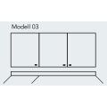 SPRINZ Modern-Line Spiegelschrank Modell 03, 3-t&uuml;rig, verschiedene Ausf&uuml;hrungen w&auml;hlbar