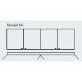 SPRINZ Classical-Line Spiegelschrank Modell 04, 4-t&uuml;rig, verschiedene Ausf&uuml;hrungen w&auml;hlbar