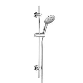 Zestaw prysznicowy ZEUS, z drążkiem prysznicowym HERA 750mm, wąż 1600mm, główka prysznicowa z regulacją w 3 kierunkach, chrom