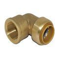 Tectite Plug Fitting Transition Elbow 18mm x 3/4&quot; gwint wewnętrzny