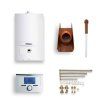 Vaillant VCW206/7-2 ecoTEC pure gas condensing combi boiler natural gas E/H VRT350 roof duct red
