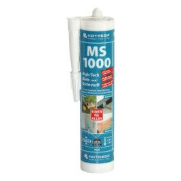 MS1000 Hightech-Kleb- u. Dichtstoff Weiß, 290ml