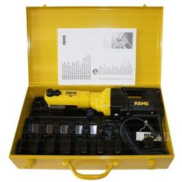 REMS Power-Press SE 14V Basic-Pack VRX-Kontur mit 3 Pressbacken (16-32 mm)